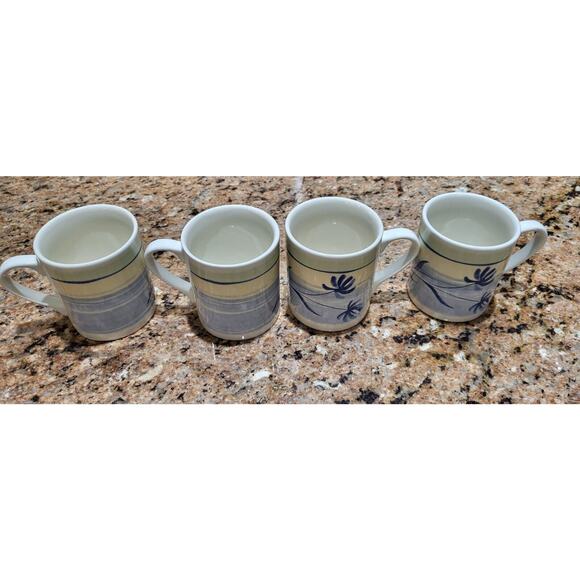 Lotus Flower Coffee Mugs Made In England (set of 4) - Picture 8 of 15